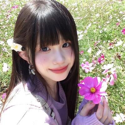 落在她身边